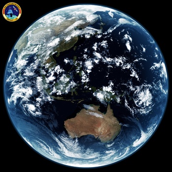 GK-2A weather satellite earth imagery